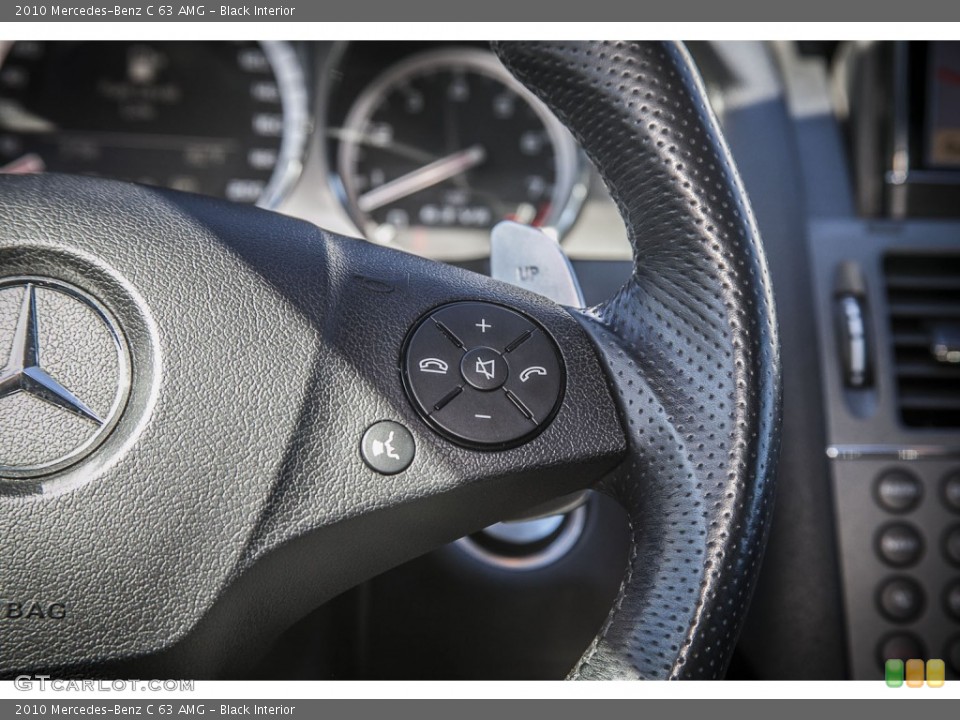 Black Interior Controls for the 2010 Mercedes-Benz C 63 AMG #87132945