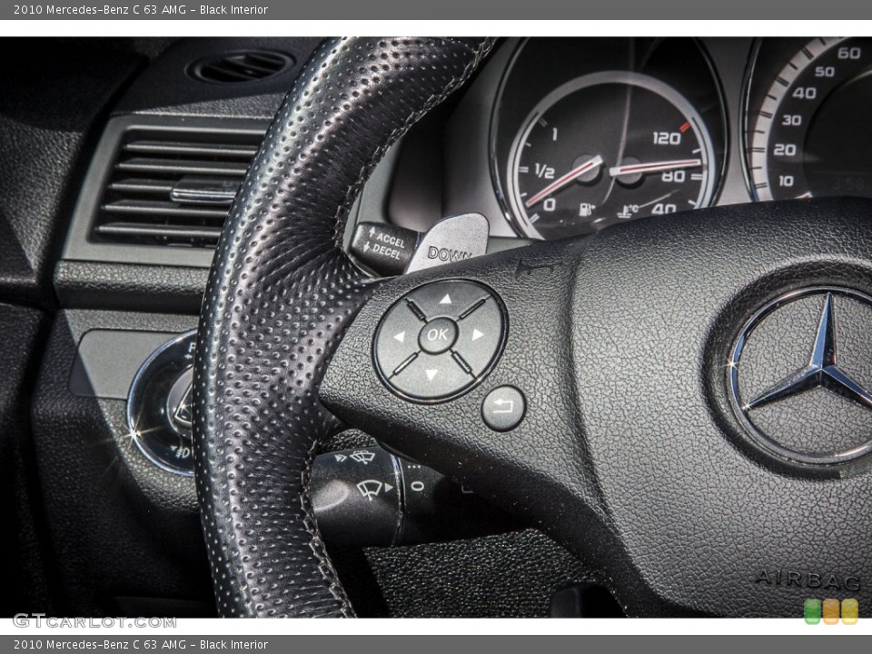 Black Interior Controls for the 2010 Mercedes-Benz C 63 AMG #87132993