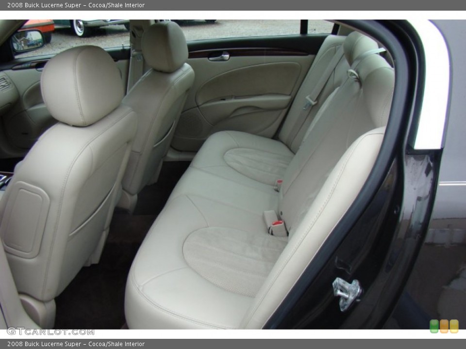 Cocoa/Shale Interior Rear Seat for the 2008 Buick Lucerne Super #87133047
