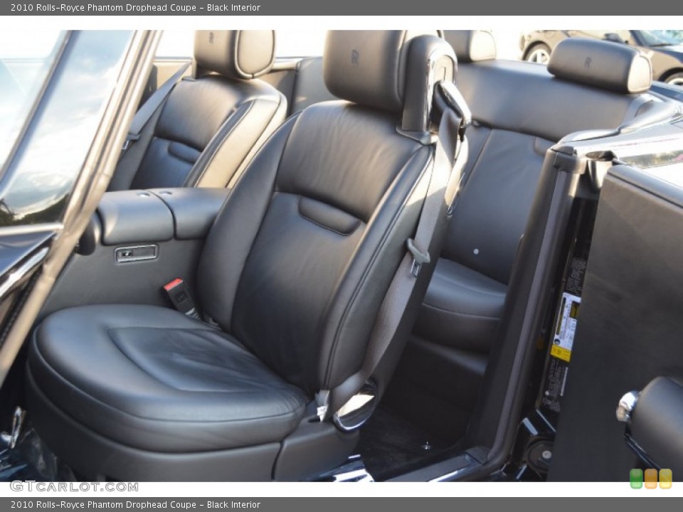 Black Interior Photo for the 2010 Rolls-Royce Phantom Drophead Coupe #87135297