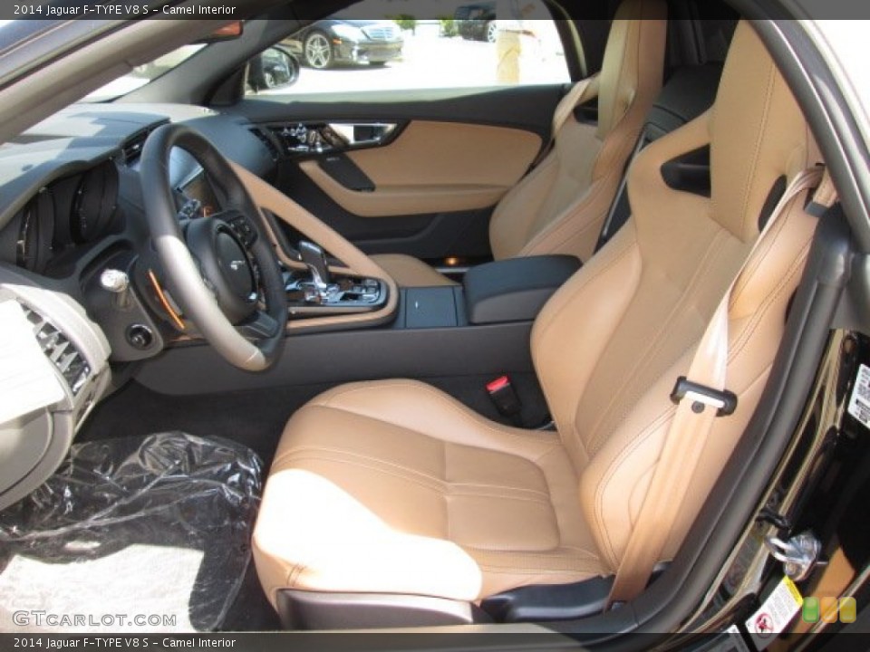 Camel Interior Front Seat for the 2014 Jaguar F-TYPE V8 S #87135420
