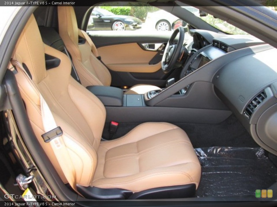 Camel Interior Front Seat for the 2014 Jaguar F-TYPE V8 S #87135663