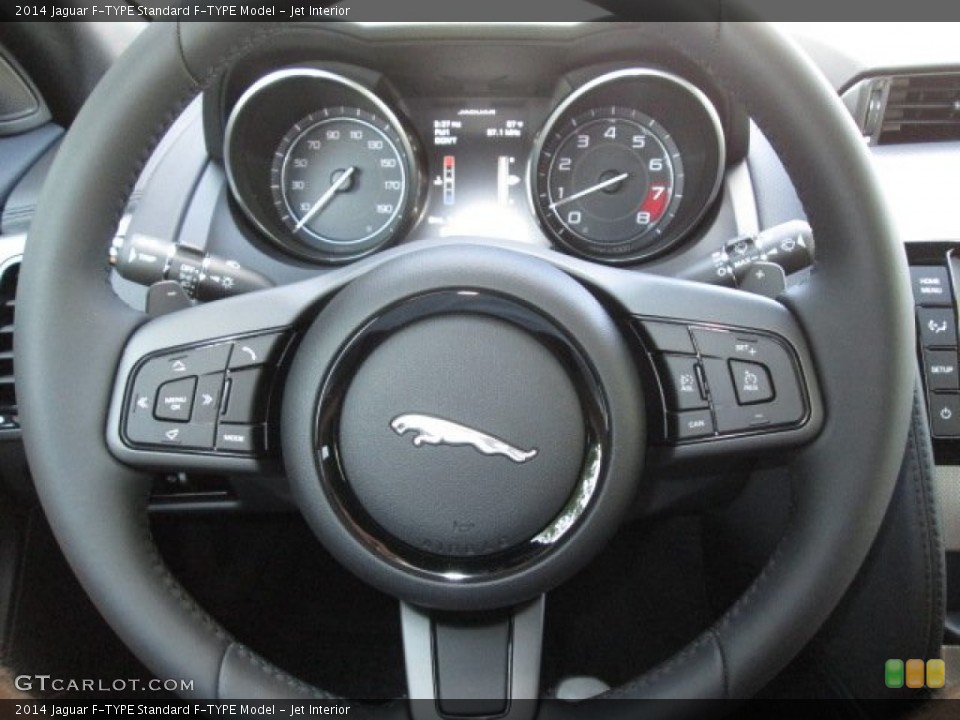 Jet Interior Steering Wheel for the 2014 Jaguar F-TYPE  #87136119