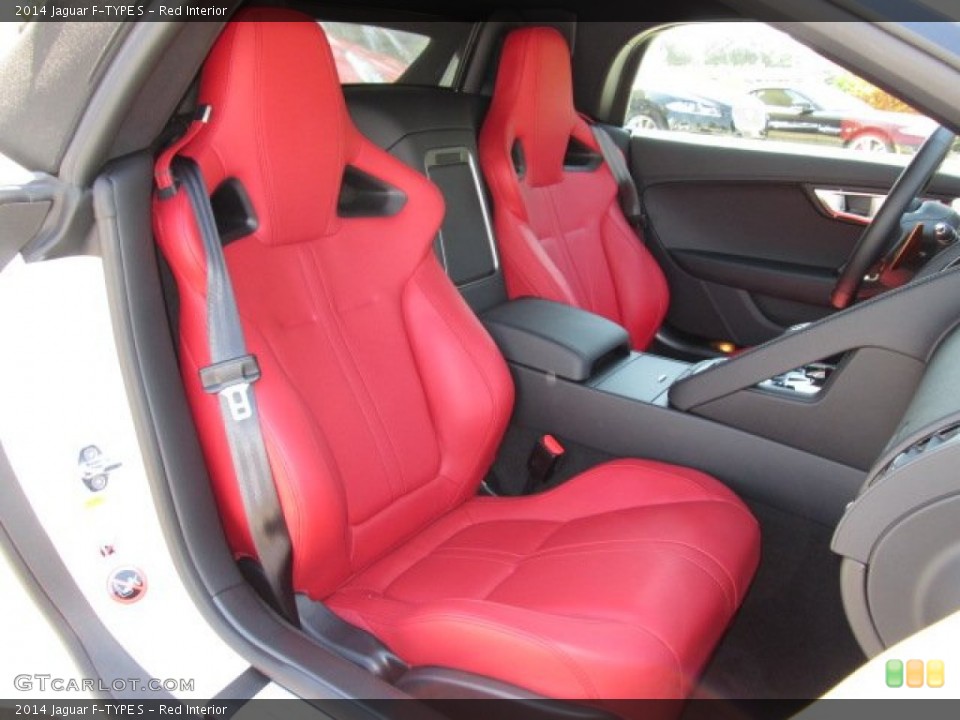Red Interior Front Seat for the 2014 Jaguar F-TYPE S #87136469