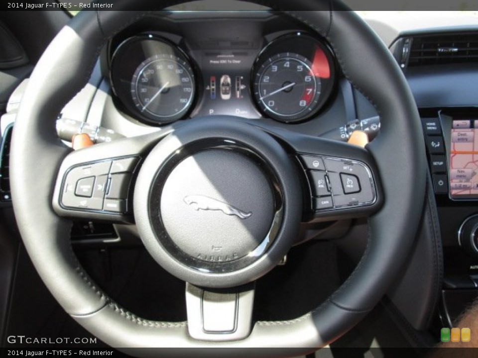 Red Interior Steering Wheel for the 2014 Jaguar F-TYPE S #87136507