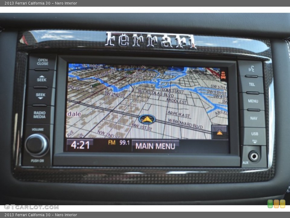 Nero Interior Navigation for the 2013 Ferrari California 30 #87136998
