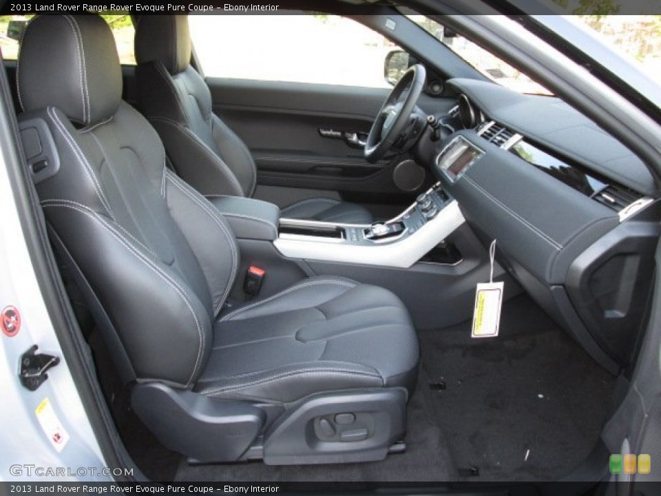 Ebony Interior Front Seat for the 2013 Land Rover Range Rover Evoque Pure Coupe #87137738