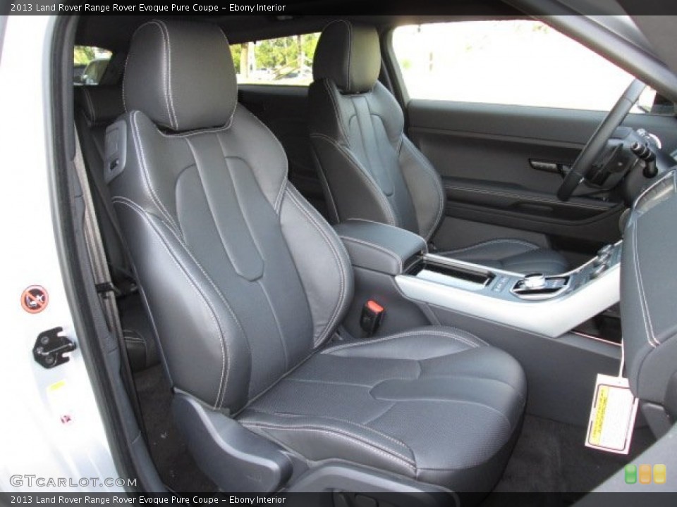 Ebony Interior Front Seat for the 2013 Land Rover Range Rover Evoque Pure Coupe #87137784