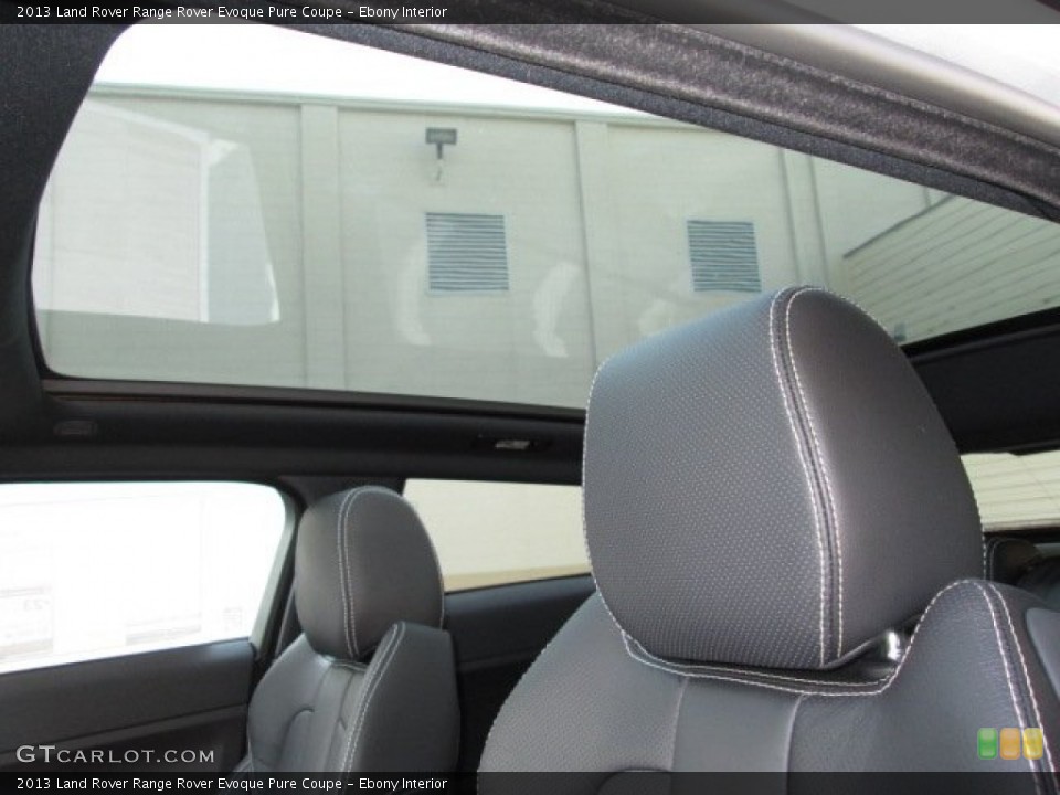 Ebony Interior Sunroof for the 2013 Land Rover Range Rover Evoque Pure Coupe #87137808