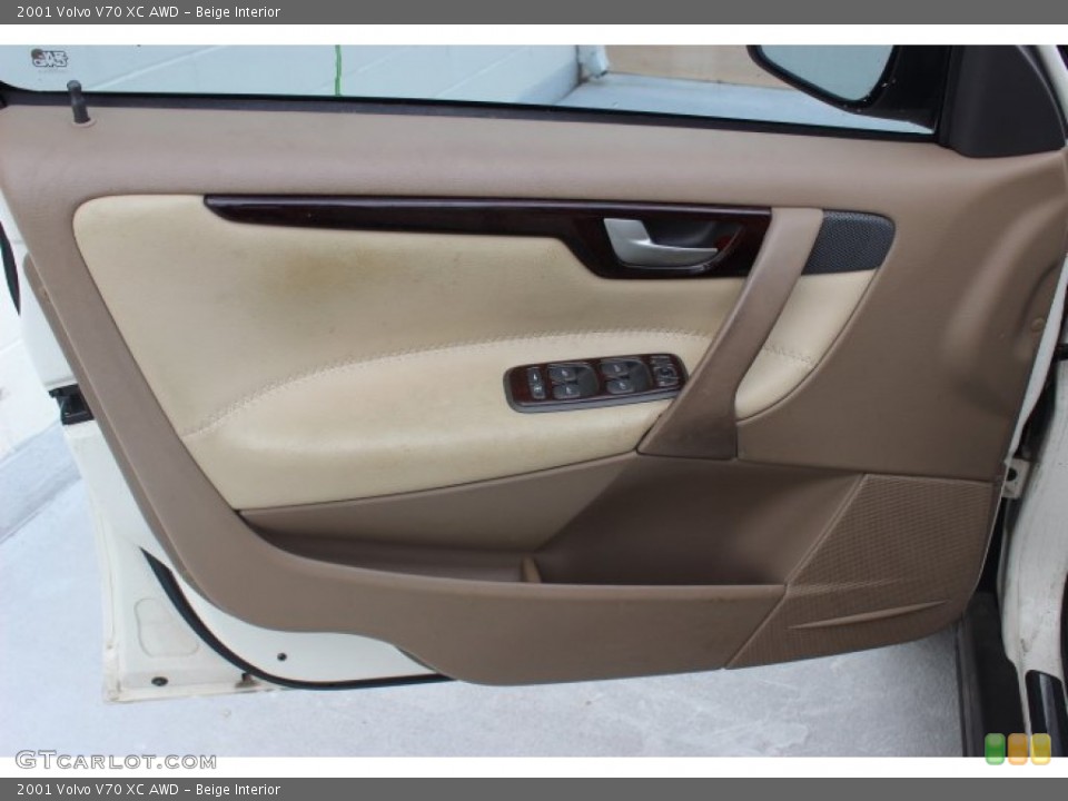 Beige Interior Door Panel for the 2001 Volvo V70 XC AWD #87146112