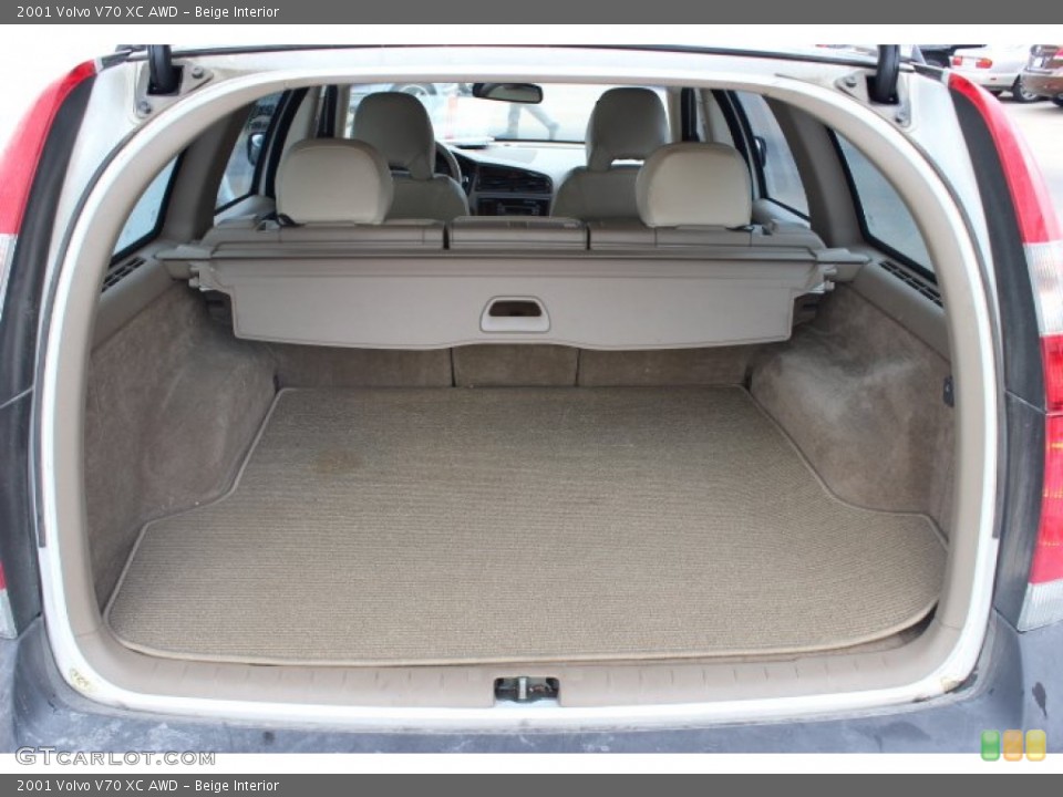 Beige Interior Trunk for the 2001 Volvo V70 XC AWD #87146466