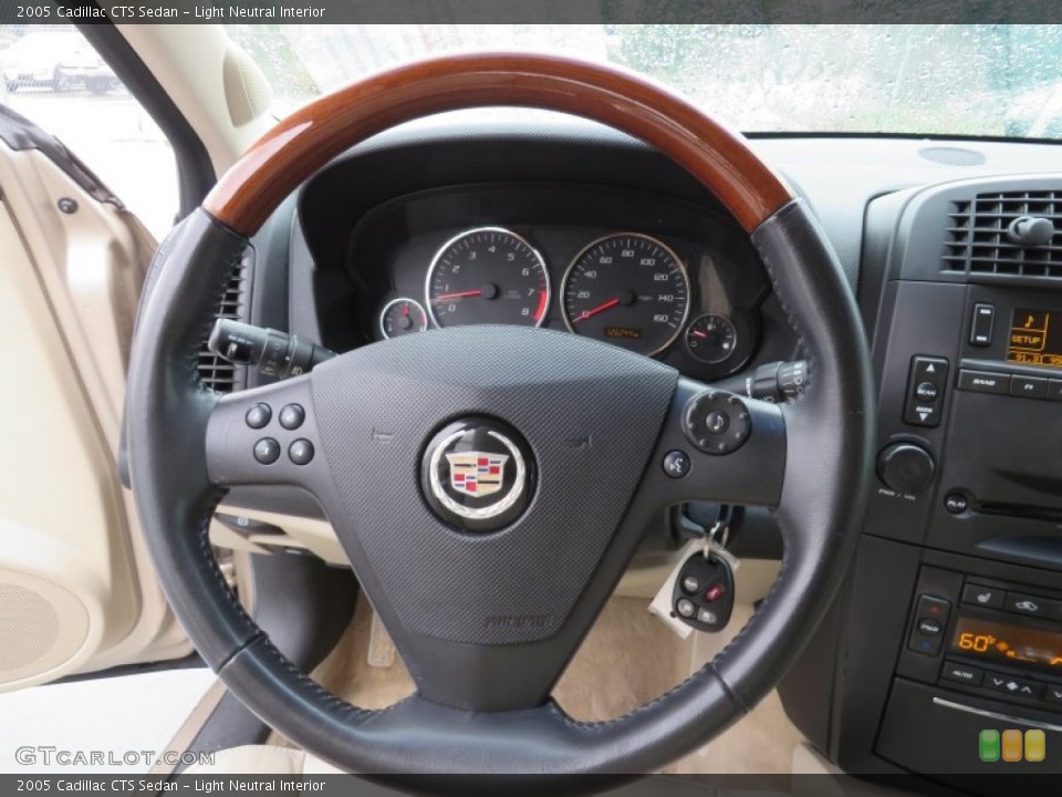 Light Neutral Interior Steering Wheel for the 2005 Cadillac CTS Sedan #87148815