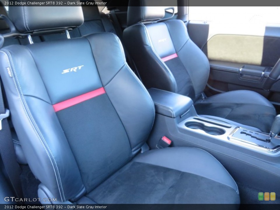 Dark Slate Gray Interior Front Seat for the 2012 Dodge Challenger SRT8 392 #87150354
