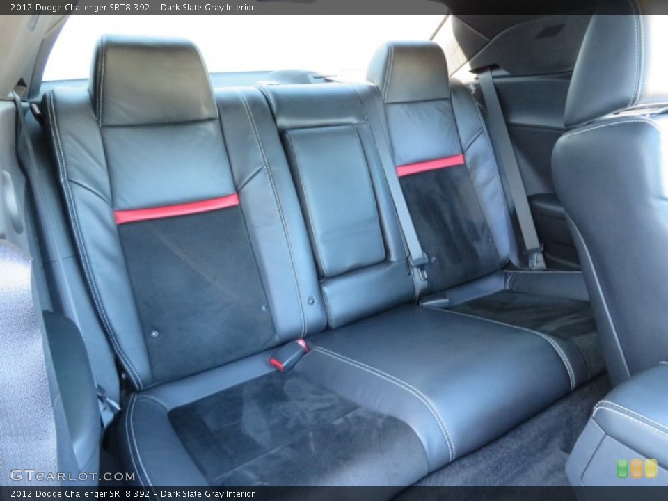 Dark Slate Gray Interior Rear Seat for the 2012 Dodge Challenger SRT8 392 #87150369