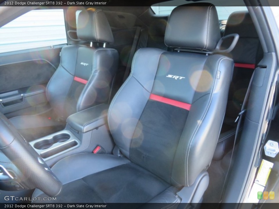 Dark Slate Gray Interior Front Seat for the 2012 Dodge Challenger SRT8 392 #87150477