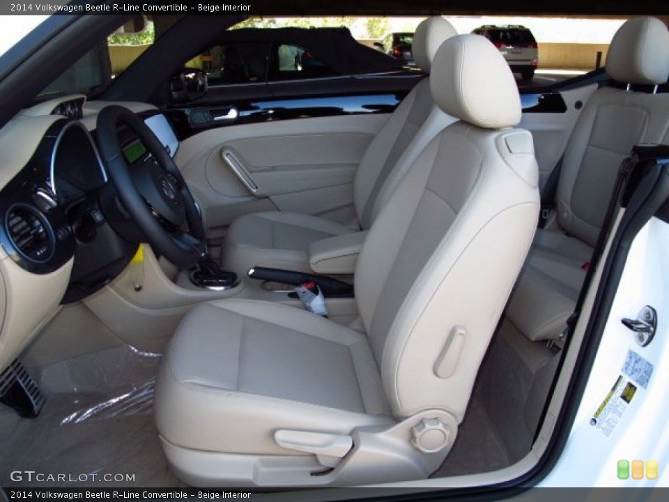 Beige Interior Photo for the 2014 Volkswagen Beetle R-Line Convertible #87153745