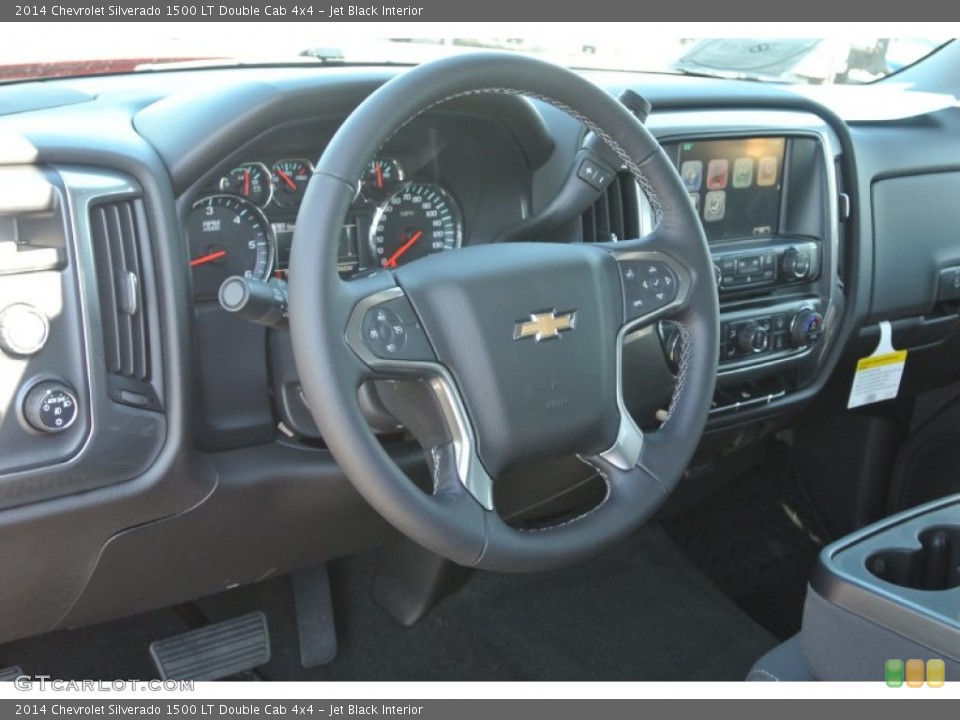 Jet Black Interior Steering Wheel for the 2014 Chevrolet Silverado 1500 LT Double Cab 4x4 #87155802