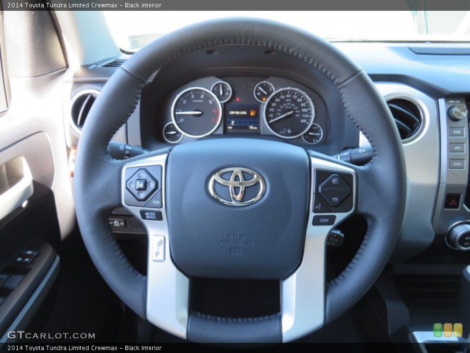 Black Interior Steering Wheel for the 2014 Toyota Tundra Limited Crewmax #87157431