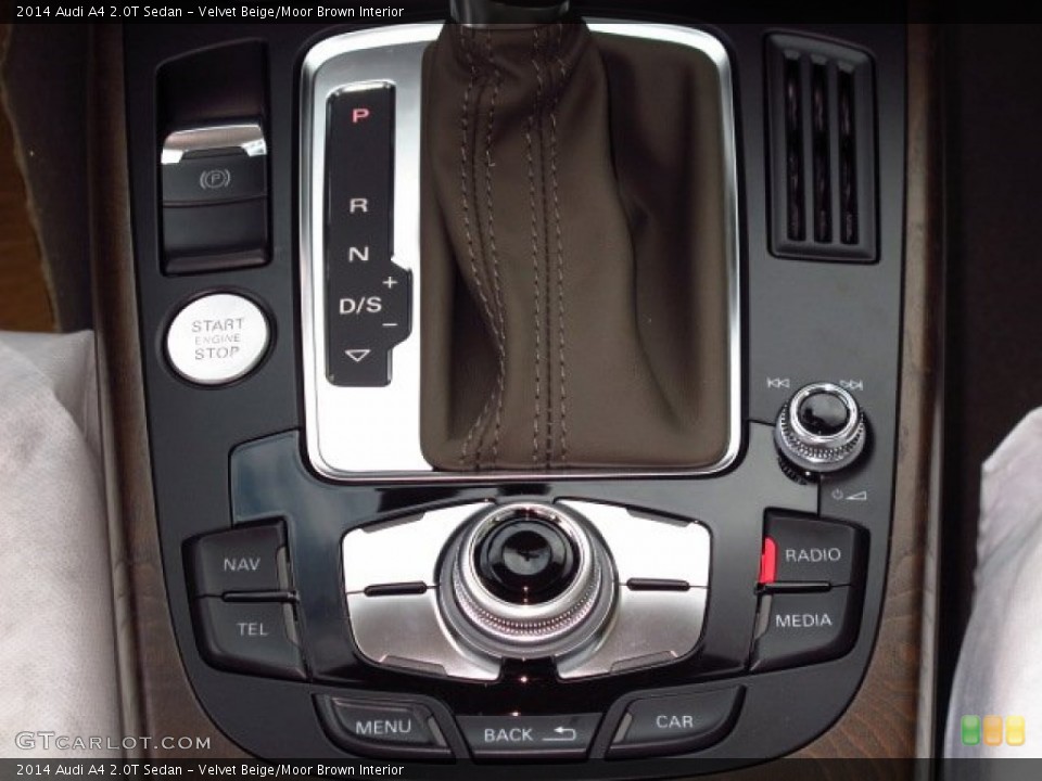 Velvet Beige/Moor Brown Interior Controls for the 2014 Audi A4 2.0T Sedan #87166593