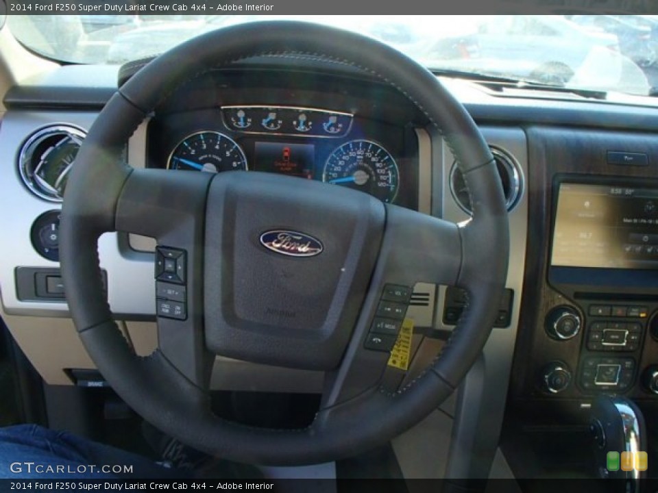 Adobe Interior Steering Wheel for the 2014 Ford F250 Super Duty Lariat Crew Cab 4x4 #87171730