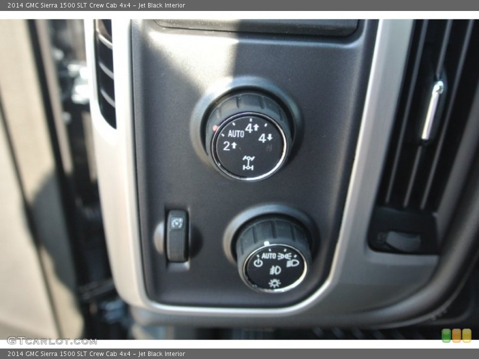 Jet Black Interior Controls for the 2014 GMC Sierra 1500 SLT Crew Cab 4x4 #87172299