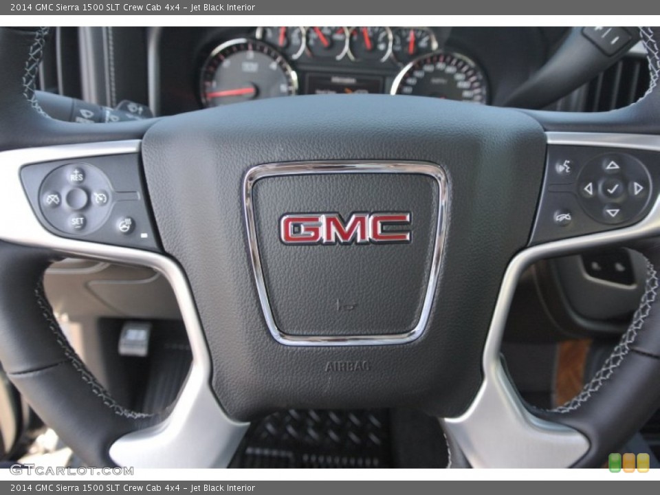 Jet Black Interior Steering Wheel for the 2014 GMC Sierra 1500 SLT Crew Cab 4x4 #87172377