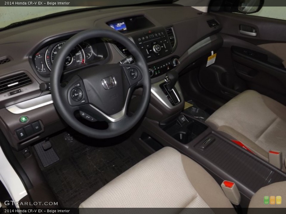 Beige Interior Prime Interior for the 2014 Honda CR-V EX #87176287