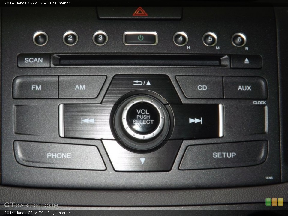 Beige Interior Controls for the 2014 Honda CR-V EX #87176364