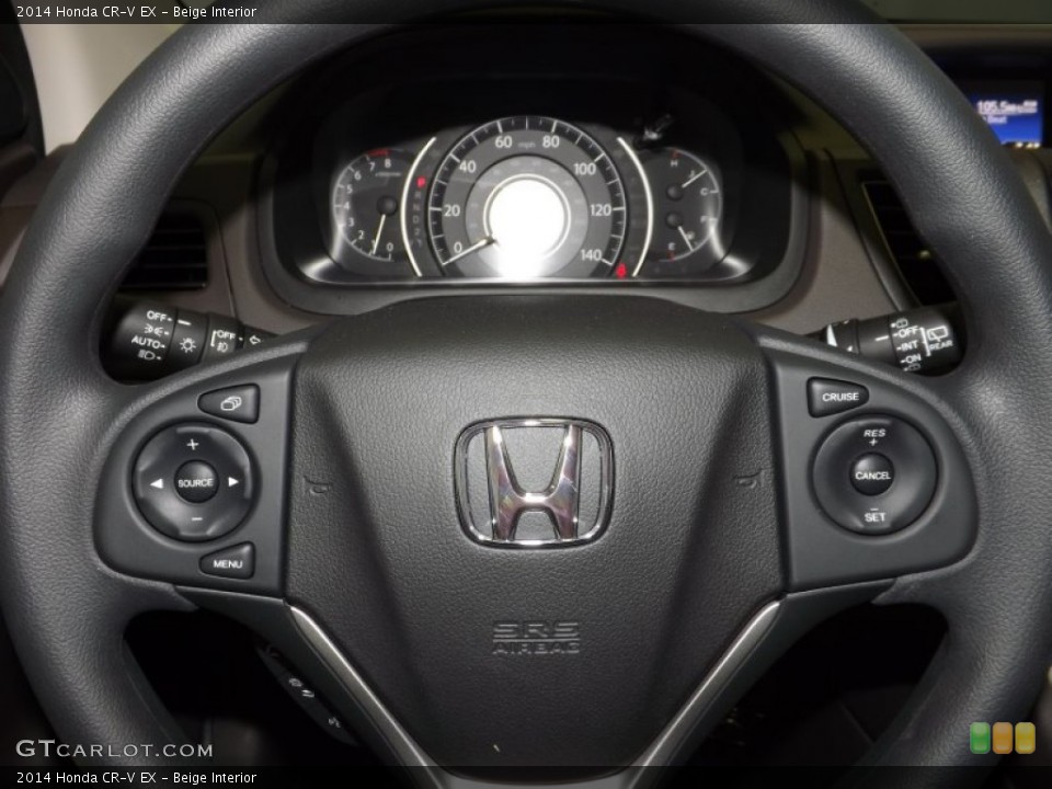 Beige Interior Controls for the 2014 Honda CR-V EX #87176379