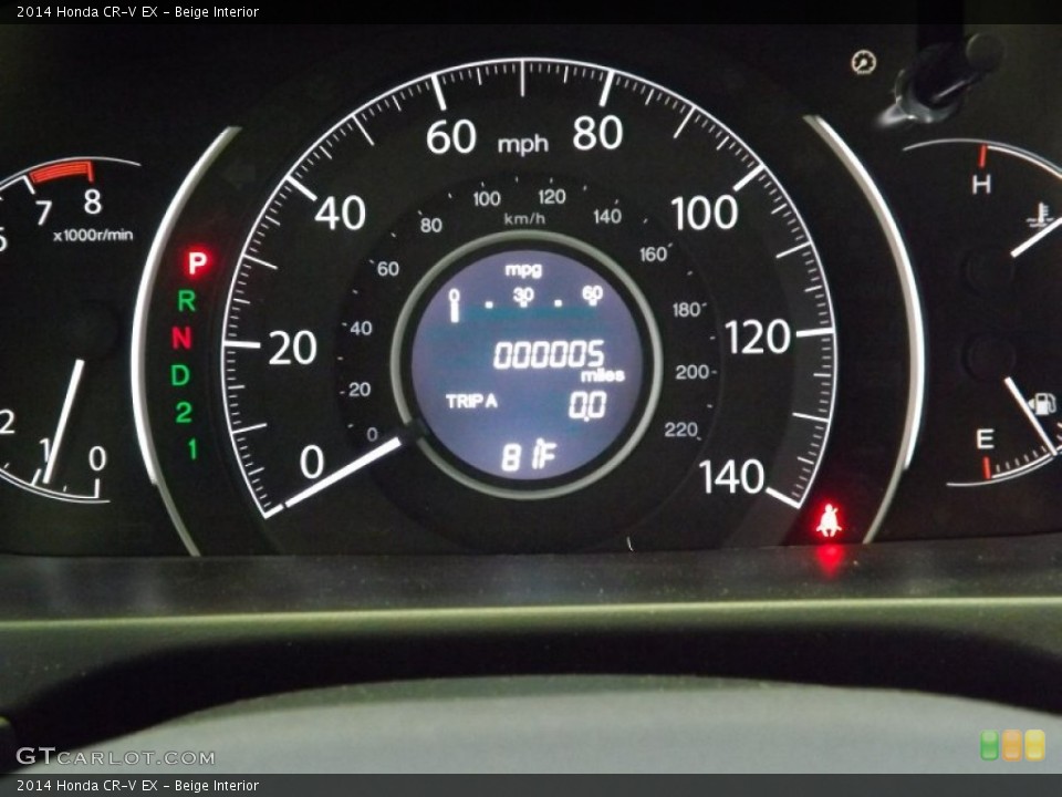 Beige Interior Gauges for the 2014 Honda CR-V EX #87176388