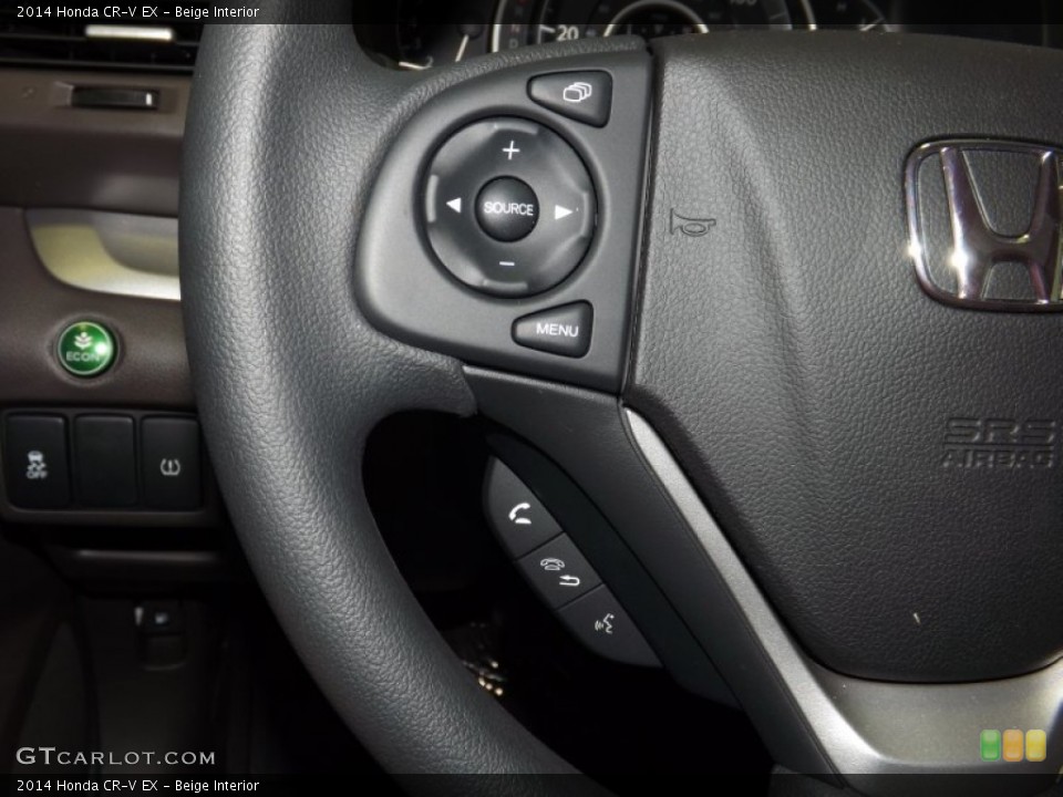 Beige Interior Controls for the 2014 Honda CR-V EX #87176397