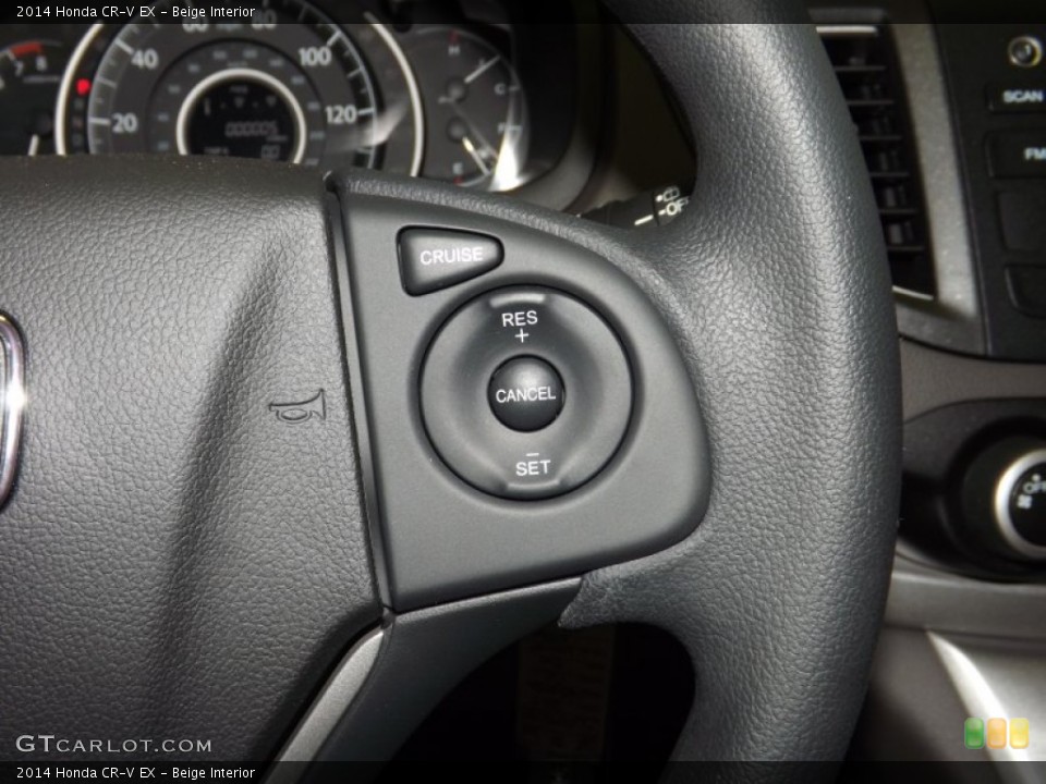 Beige Interior Controls for the 2014 Honda CR-V EX #87176406