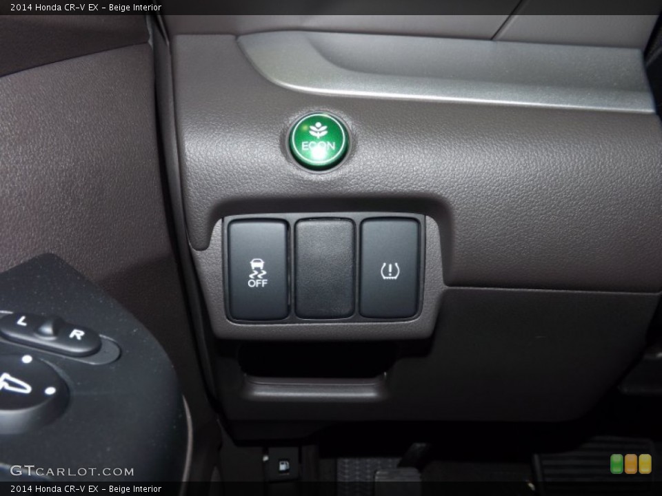 Beige Interior Controls for the 2014 Honda CR-V EX #87176416
