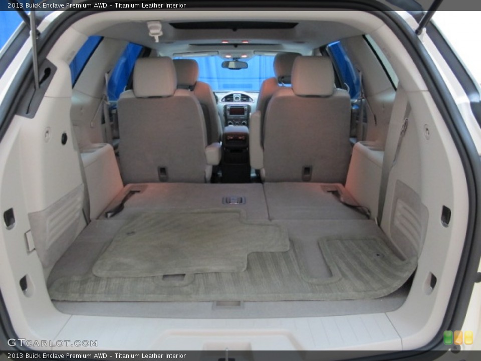 Titanium Leather Interior Trunk for the 2013 Buick Enclave Premium AWD #87180945