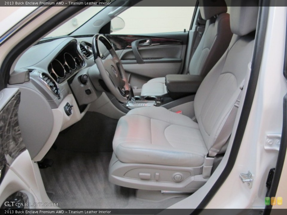 Titanium Leather Interior Front Seat for the 2013 Buick Enclave Premium AWD #87180996