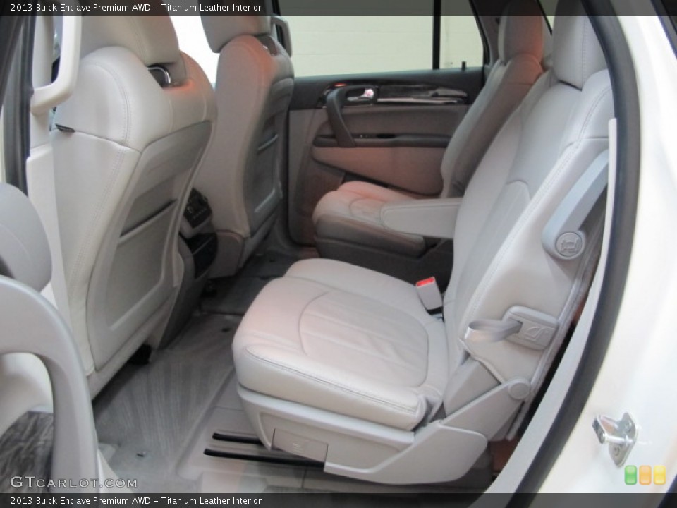 Titanium Leather Interior Rear Seat for the 2013 Buick Enclave Premium AWD #87181014