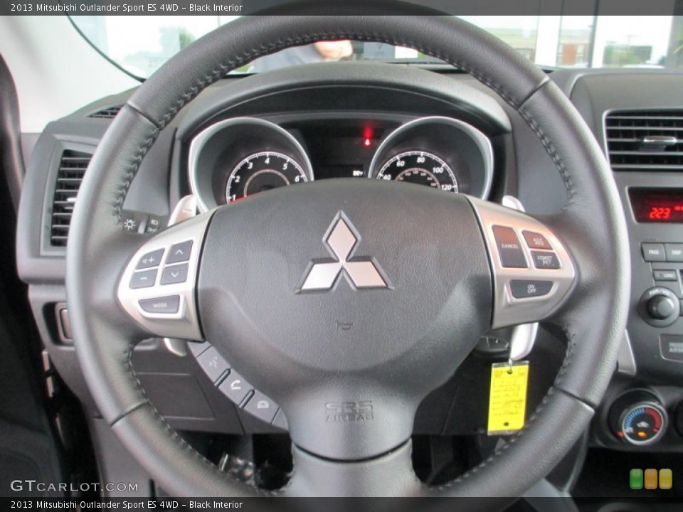 Black Interior Steering Wheel for the 2013 Mitsubishi Outlander Sport ES 4WD #87181410