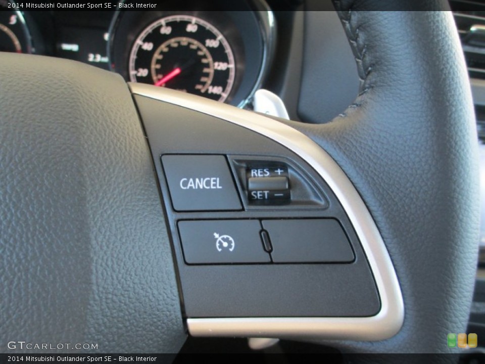 Black Interior Controls for the 2014 Mitsubishi Outlander Sport SE #87181563