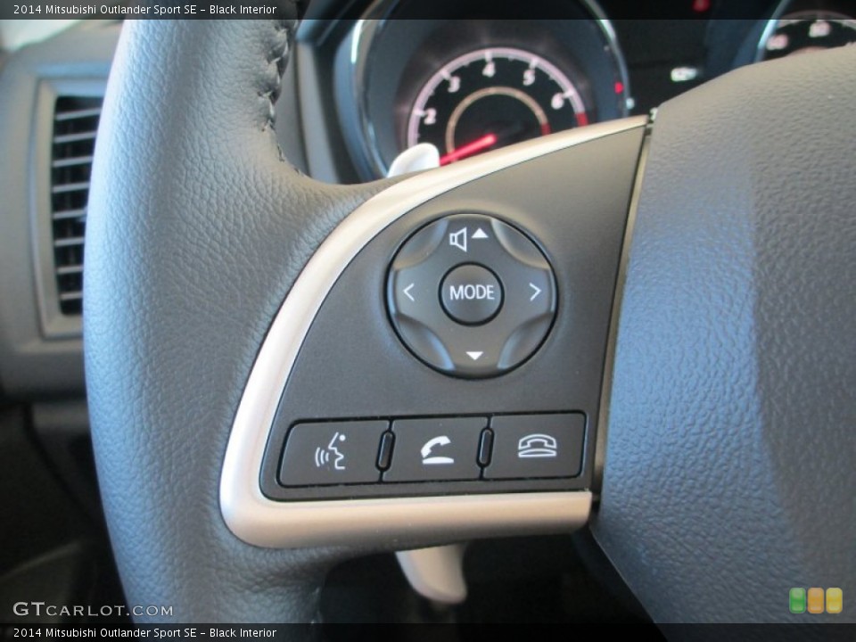 Black Interior Controls for the 2014 Mitsubishi Outlander Sport SE #87181571