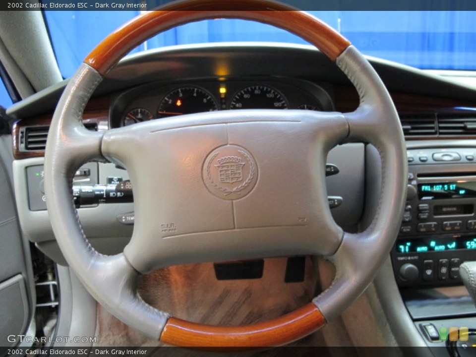 Dark Gray Interior Steering Wheel for the 2002 Cadillac Eldorado ESC #87181956