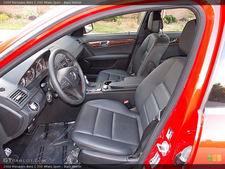 Black Interior Photo for the 2009 Mercedes-Benz C 300 4Matic Sport #87184230