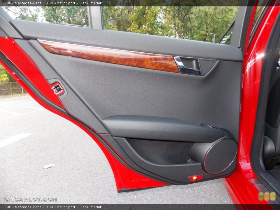 Black Interior Door Panel for the 2009 Mercedes-Benz C 300 4Matic Sport #87184338