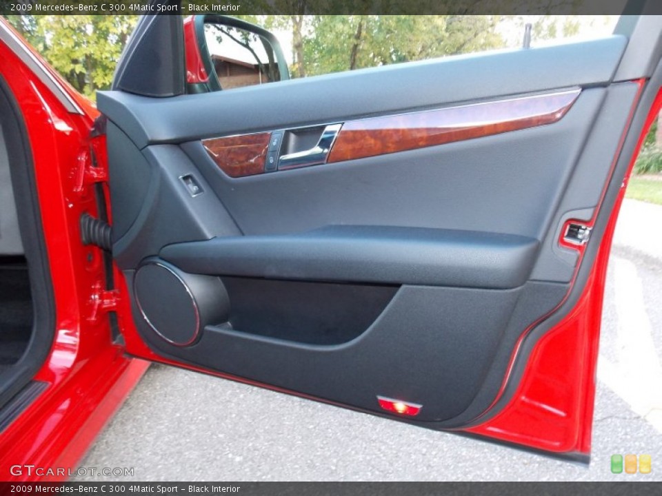 Black Interior Door Panel for the 2009 Mercedes-Benz C 300 4Matic Sport #87184416