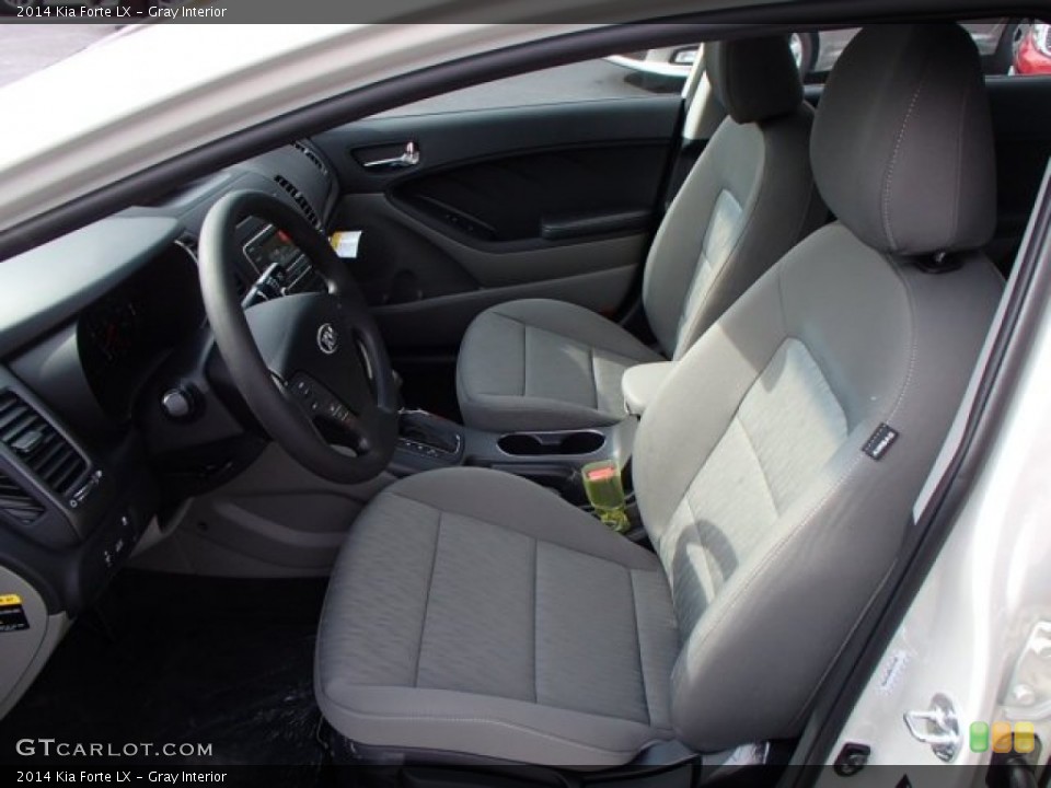 Gray Interior Front Seat for the 2014 Kia Forte LX #87185307