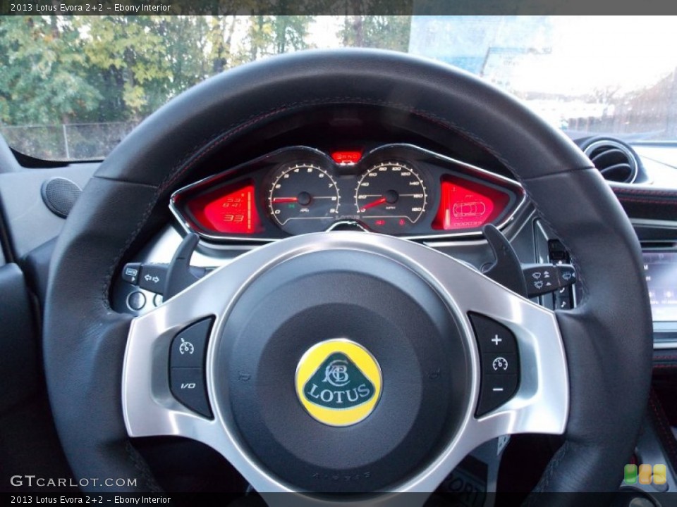 Ebony Interior Steering Wheel for the 2013 Lotus Evora 2+2 #87185313