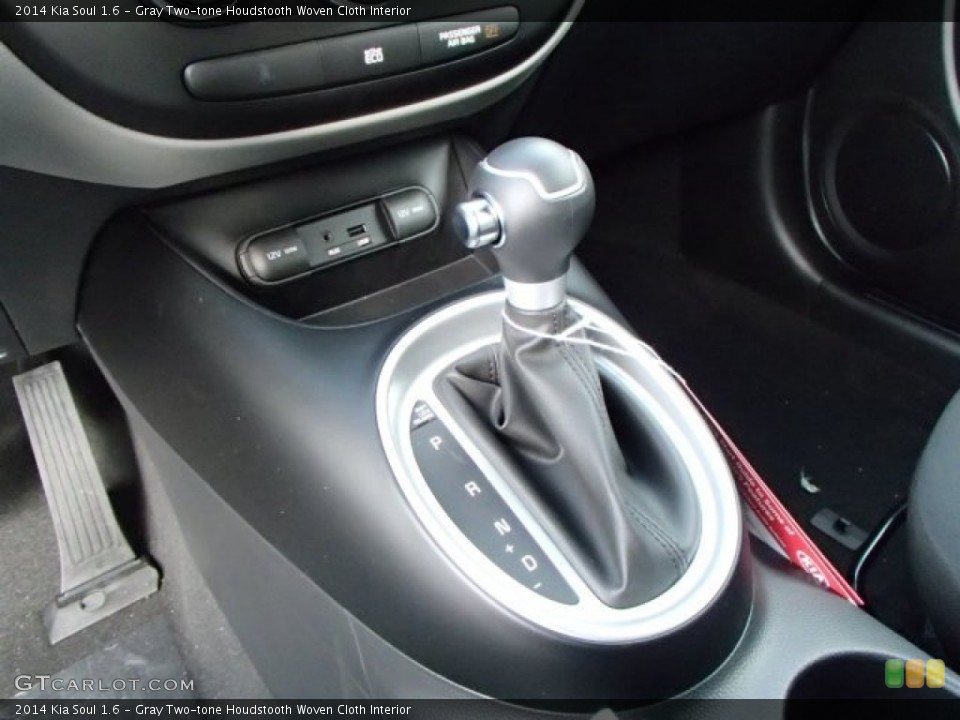 Gray Two-tone Houdstooth Woven Cloth Interior Transmission for the 2014 Kia Soul 1.6 #87185947