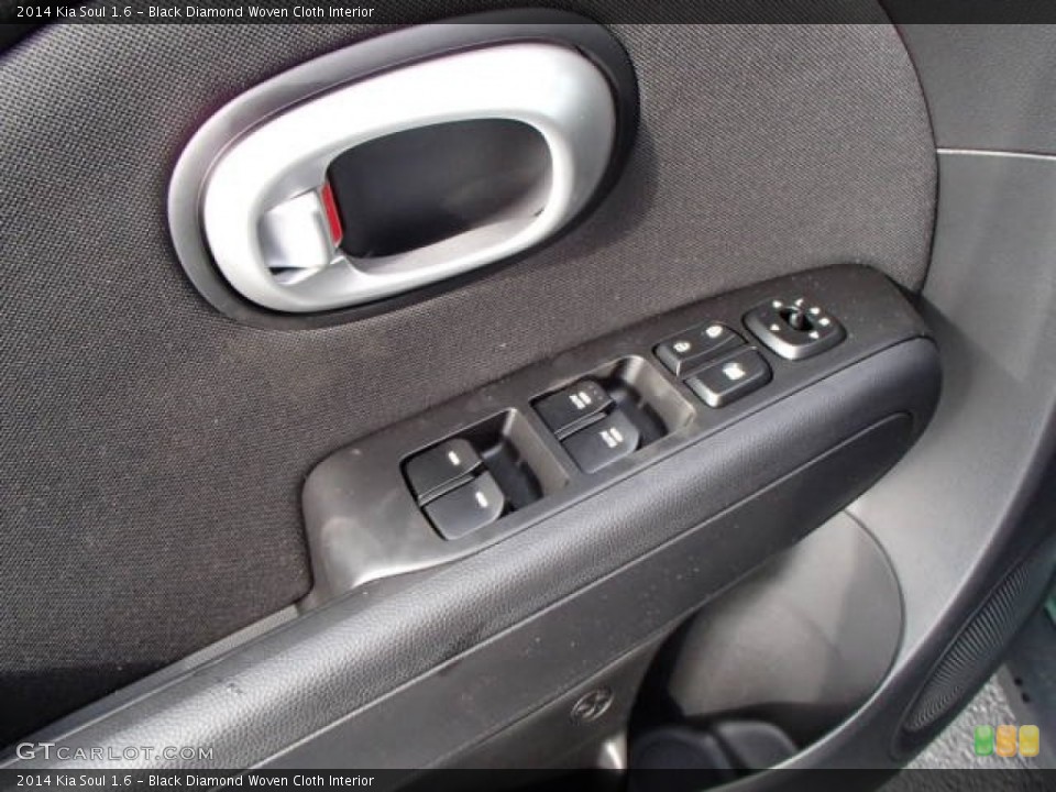 Black Diamond Woven Cloth Interior Controls for the 2014 Kia Soul 1.6 #87186378