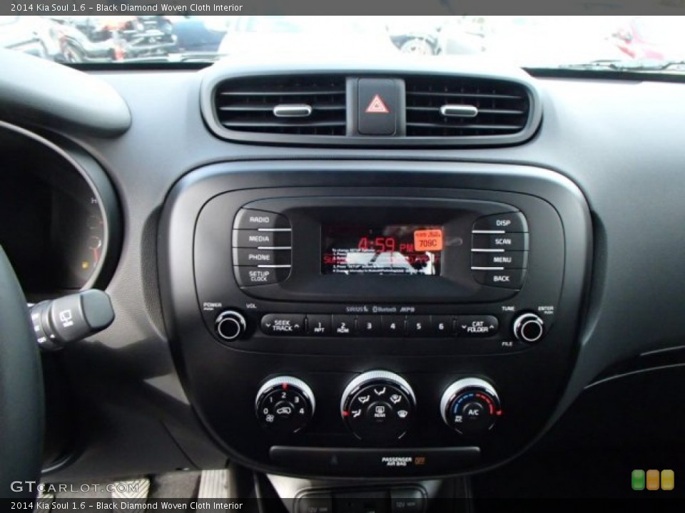 Black Diamond Woven Cloth Interior Controls for the 2014 Kia Soul 1.6 #87186402
