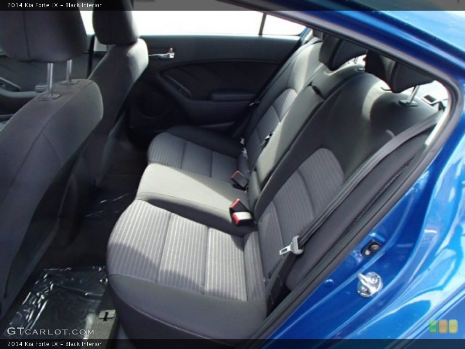 Black Interior Rear Seat for the 2014 Kia Forte LX #87187263