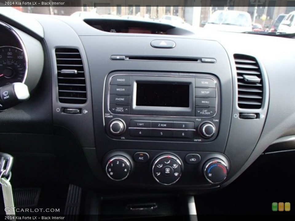 Black Interior Controls for the 2014 Kia Forte LX #87187361
